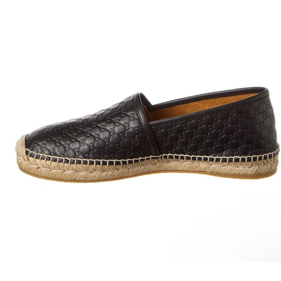 Lightly used GUCCI Microguccissima Leather Espadrille size 39 - Picture 3 of 7